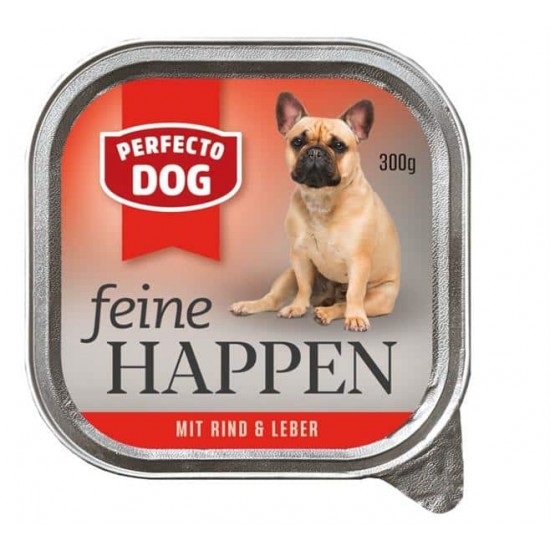 Perfecto Dog пастет за куче с Телешко и Дроб 300 гр Perfecto Dog пастет за куче с Телешко и Дроб 300 гр