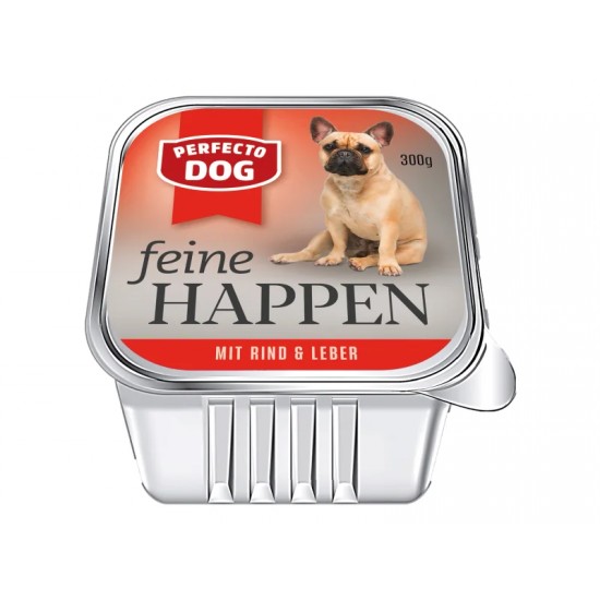 Perfecto Dog пастет за куче с Телешко и Дроб 300 гр Perfecto Dog пастет за куче с Телешко и Дроб 300 гр