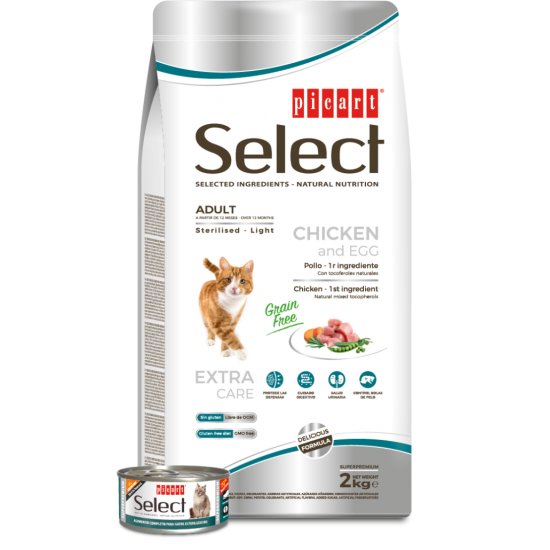 SELECT CAT Sterilised Light Grain Free