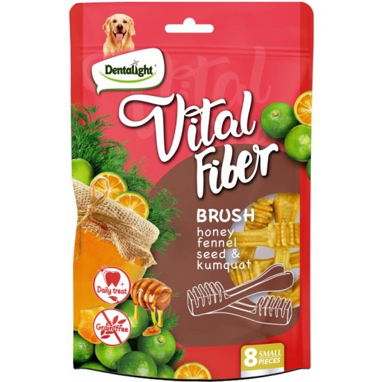 Дентална четка VITAL FIBER МЕД, СЕМЕНА ОТ КОПЪР И КУМКУАТ