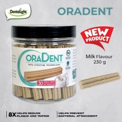 Oral Dent Milk Дентално лакомство за куче с вкус Мляко 6 см