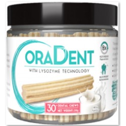 Oral Dent Milk Дентално лакомство за куче с вкус Мляко 6 см