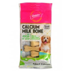 Дентални кокали CALCIUM MILK BONE мляко 5 см, 7 броя