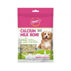 Дентални кокали CALCIUM MILK BONE мляко 5 см, 30 броя