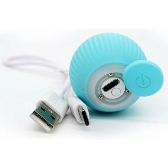 Интерактивно самовъртящо се топче за игра 4,5 см с USB зареждане