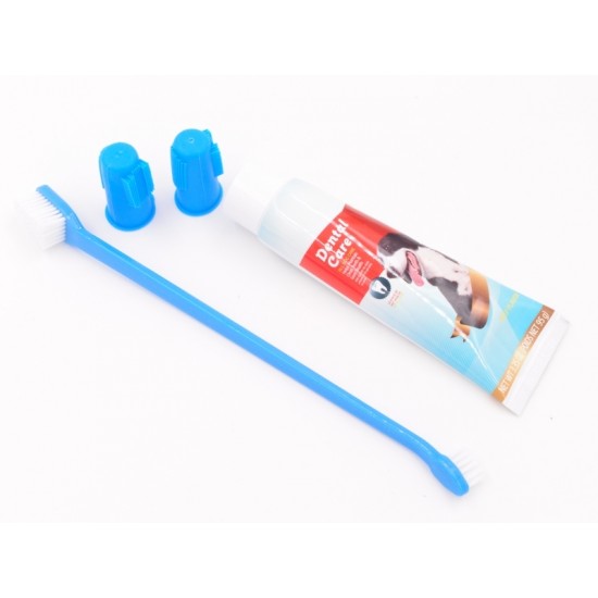 Комплект паста и четки за зъби DENTAL CARE за куче