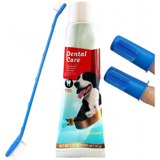 Комплект паста и четки за зъби DENTAL CARE за куче