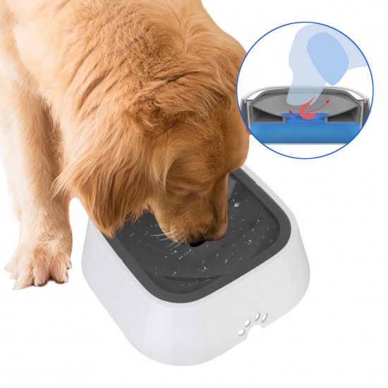Неразливаща се квадратна купа за вода за куче