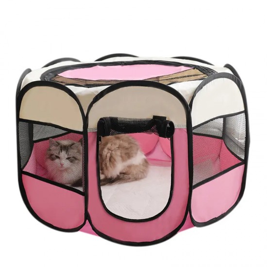 Заграждение от текстил тип палатка за куче или котка M