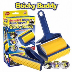 Sticky Buddy Комплект миещи ролки за обиране на косми 2 в 1  