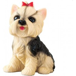 Декоративна фигурка куче Йорки 16 см