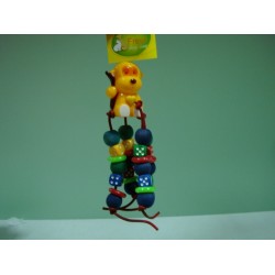 Играчка за папагал Маймунка с висящи играчки 