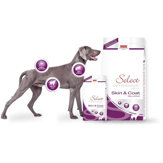 SELECT Vet Diet Skin and Coat храна за куче за по-добра кожа и козина