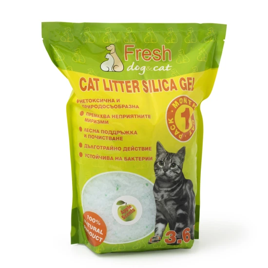 Fresh CAT силиконова тоалетна за котка ЯБЪЛКА