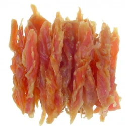 Лакомство за Куче DENTALIGHT - Усукани Пилешки Филенца Jerky
