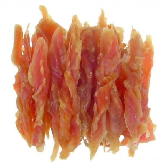 Лакомство за Куче DENTALIGHT - Усукани Пилешки Филенца Jerky