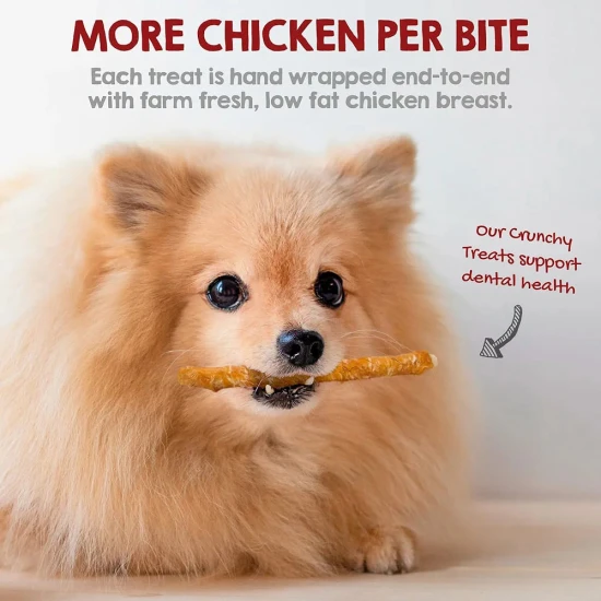 Лакомство за Дъвчене DENTALIGHT - Солета с Пиле (Chicken Wrapped)