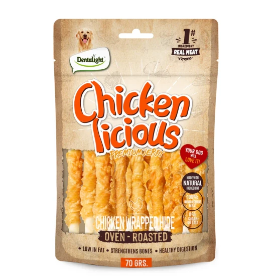Лакомство за Дъвчене DENTALIGHT - Солета с Пиле (Chicken Wrapped)