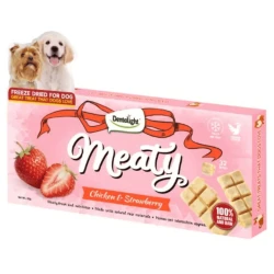 Dentalight Meaty Freeze-Dried Лиофилизирано лакомство за кучета с пиле и ягода, 20 г (32 хапки)