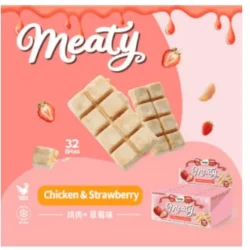 Dentalight Meaty Freeze-Dried Лиофилизирано лакомство за кучета с пиле и ягода, 20 г (32 хапки)