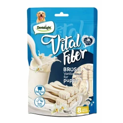 Дентална четка VITAL FIBER с мляко и ванилия за малки кучета