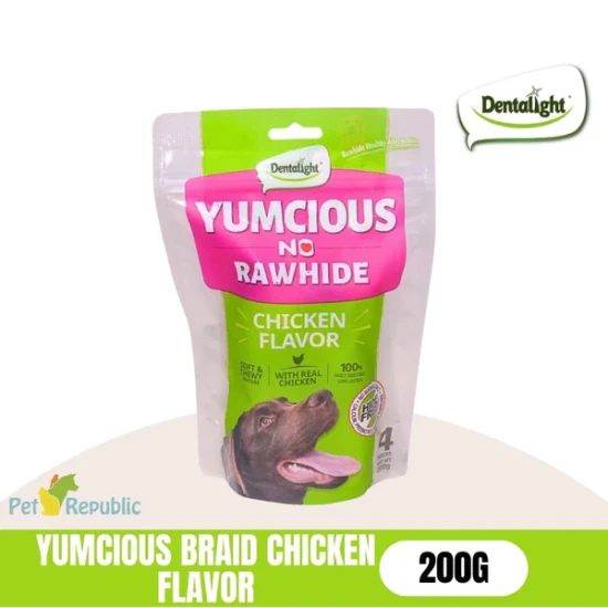 DENTALIGHT Yumcious - Плитка за Дъвчене (Без Сурова Кожа) - 200 гр.