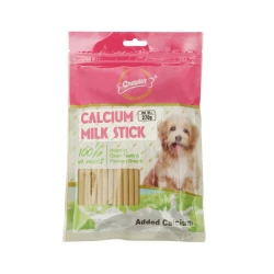 Дентално лакомство Gnawlers Calcium Milk Stick за кучета 270г