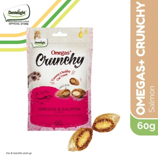 Omegas Crunchy хрупкаво ламоство за котки със Сьомга