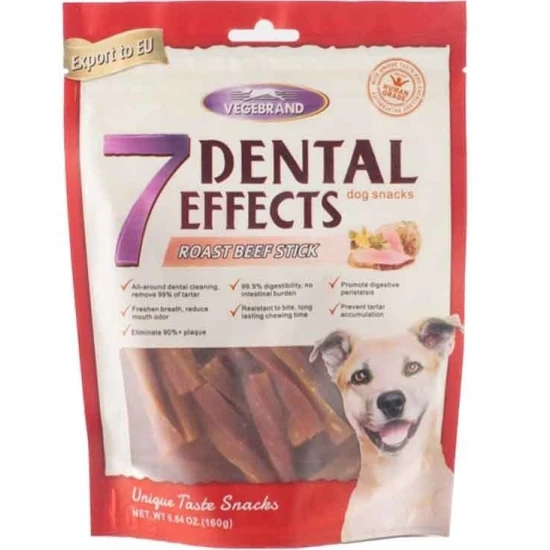 7 DENTAL EFFECTS, ROAST BEEF STICK Дентално лакомство за куче с печено телешко