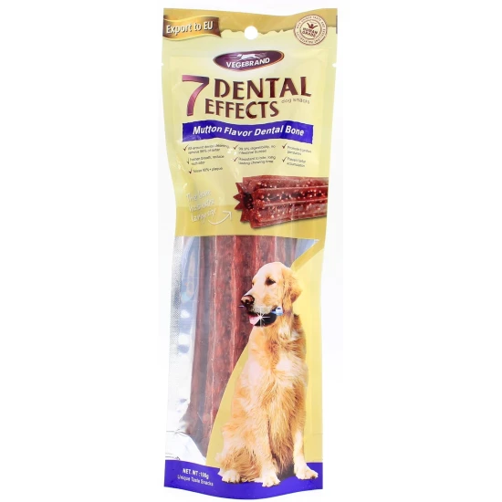 7 DENTAL EFFECTS MUTTON FLAVOR DENTAL BONE XXL Дентално лакомство за куче с овнешко 17 см