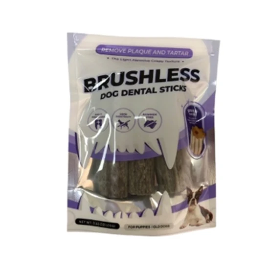 BRUSHLESS DOG DENTAL STICK, BLUEBERRY FLAVOR Дентално лакомство за куче с вкус на боровинка