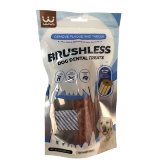BRUSHLESS DOG DENTAL STICK, STRAWBERRY and PEANUT XXL Дентално лакомство за куче с вкус на ягода и фъстъци