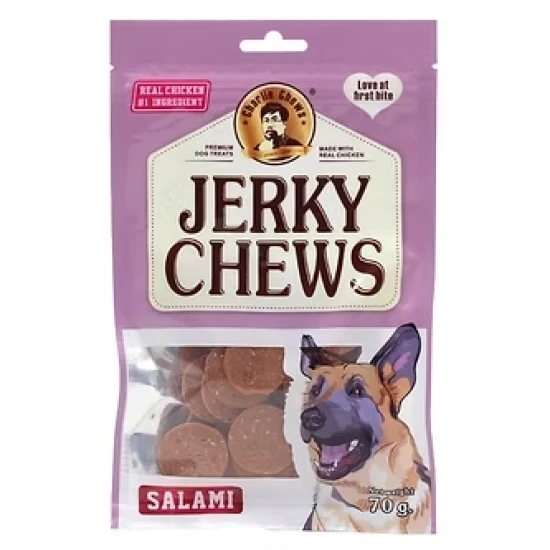 JERKY CHEWS SALAMI Лакомство Салам за куче 70 грама