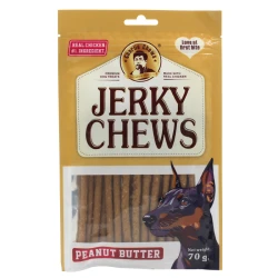 JERKY CHEWS PEANUT BUTTER Солети за куче с вкус на фъстъчено масло