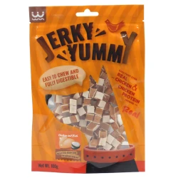 JERKY YUMMY, CHICKEN AND SUSHI CUBE Лакомство за куче Кубчета с вкус на пиле и риба