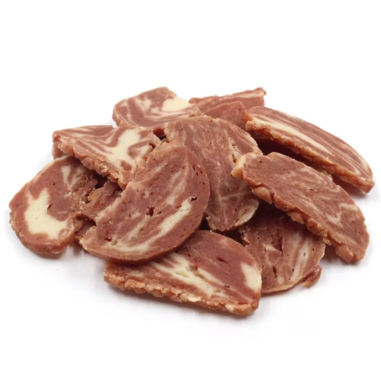 JERKY YUMMY CHICKEN AND DUCK SLICE Саламчета с пиле и патешко за куче