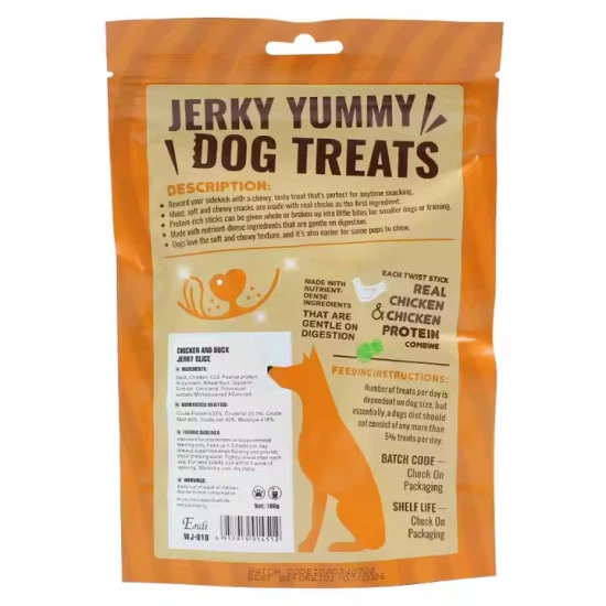 JERKY YUMMY CHICKEN AND DUCK SLICE Саламчета с пиле и патешко за куче