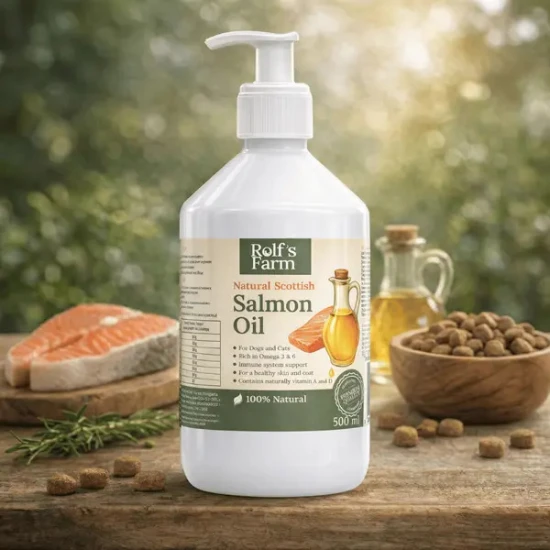 Шотландско масло от сьомга за кучета и котки Rolf's Farm 500 мл