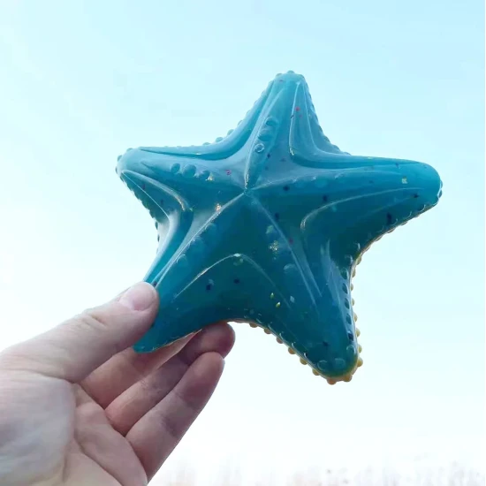 Играчка за куче Морска звезда от гума
