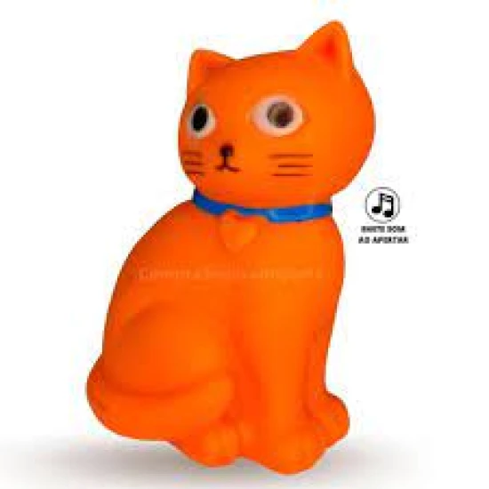 Играчка за куче от винил Котка 9 см
