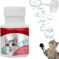 Интерактивни Сапунени Мехурчета с Валериана Catnip Bubbles за Котки, 17.7 мл
