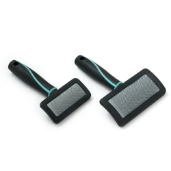 Извита четка за домашени любимци Black