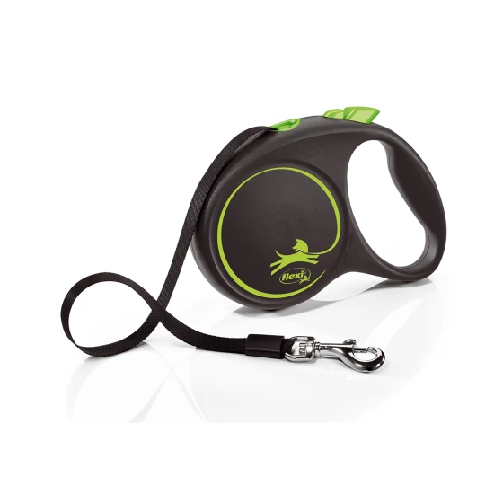 Flexi Black Design L лента 5 метра до 50 кг