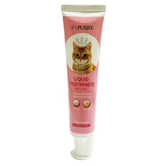 Паста за зъби за котки Purry с вкус на мляко