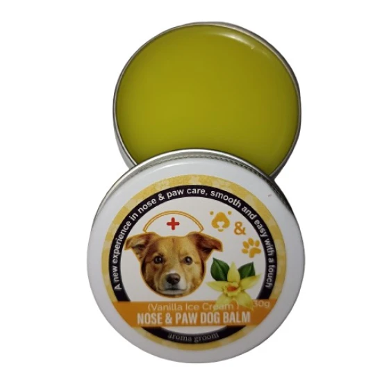 Балсам за нослета и лапички на кучета Ванилия AROMA GROOM 30 гр.