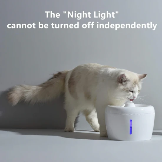 Фонтан за вода за домашен любимец APPLE с LED лампа