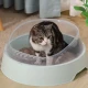 Съд за котешка тоалетна с висок прозрачен борд