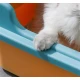 Висока открита котешка тоалетна
