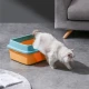 Висока открита котешка тоалетна