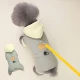 Двуцветно яке за куче с качулка и крачоли, шушляк с полар